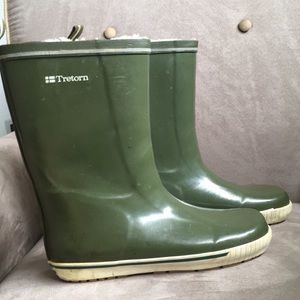 Tretorn fleece lined rain-boots